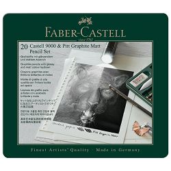 Set Pitt graphite matt & Castell pk Faber Castell 115224