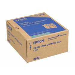 EPSON Toner Double Pack Cyan 7.5kx2