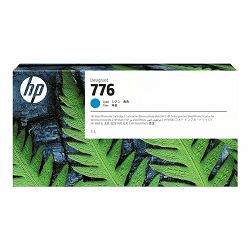 HP 776 1L Cyan Ink Cartridge