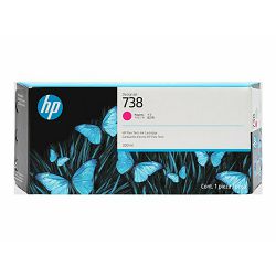 HP 738 300-ml Magenta DesignJet Ink Cart