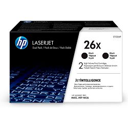 HP CF226XD 26X Black originalni toner, dvostruko pakiranje