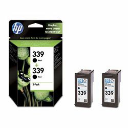 2-pack HP 339 crna tinta