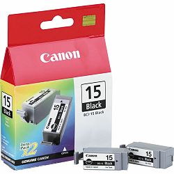 Canon BCI-15 Black 2pak Orginalna tinta