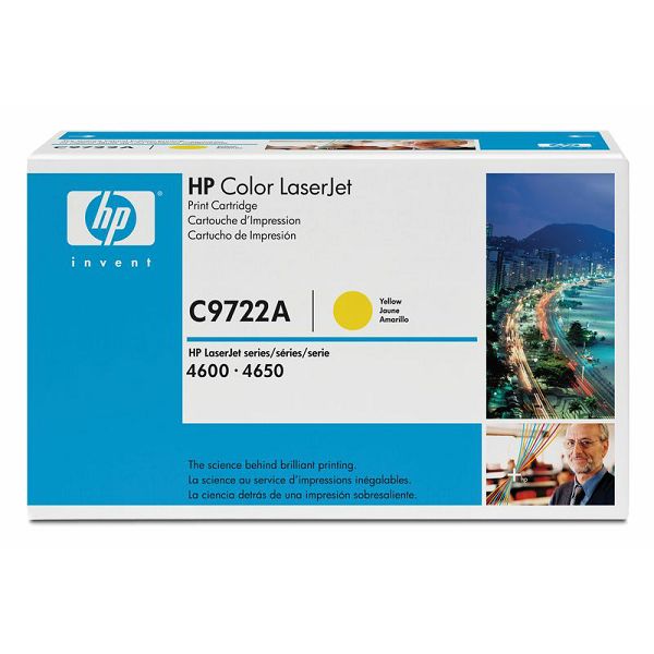 HP C9722A 641A Yellow Orginalni toner