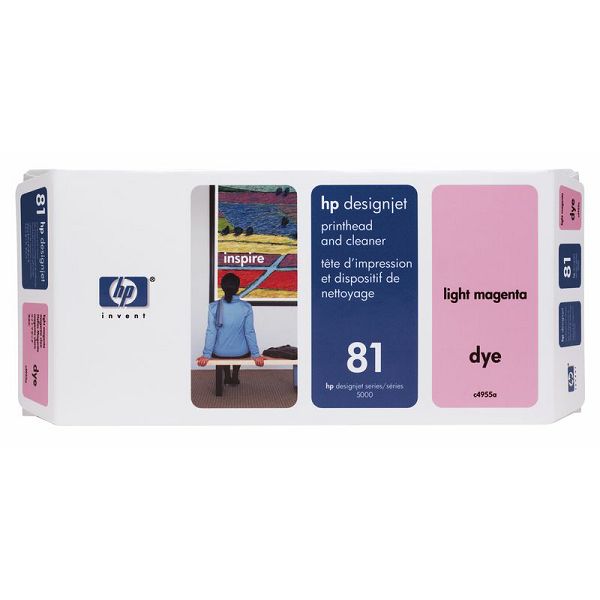 HP C4955A No.81 Light Magenta dye Orginalna glava i čistač