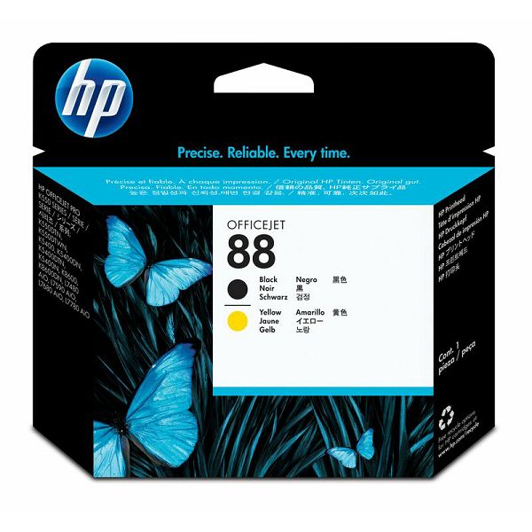 HP C9381A No.88 Black/Yellow Orginalna glava