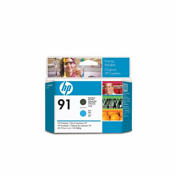 HP C9460A No.91 Matte Black/Cyan Orginalna glava