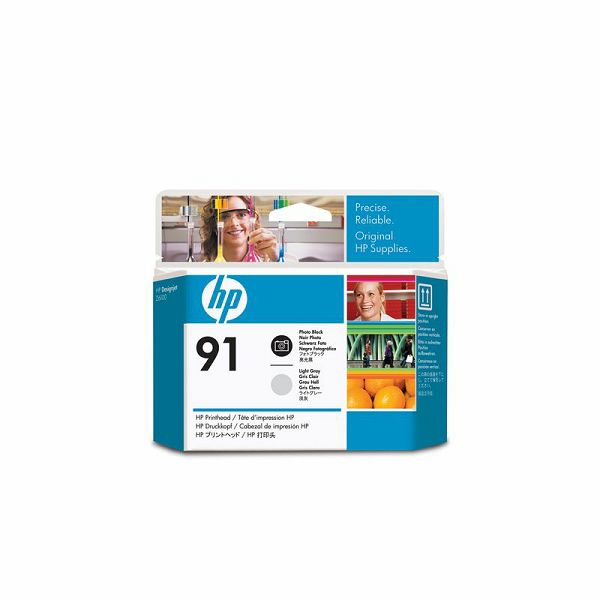 HP C9463A No.91 Photo Black/Light Grey Orginalna glava