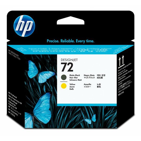 HP C9384A No.72  Black/Yellow Orginalna glava