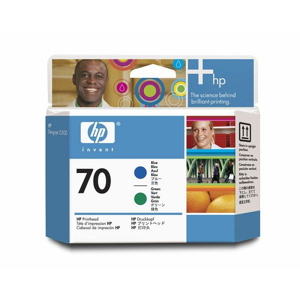 HP C9408A No.70 Blue/Green Orginalna glava