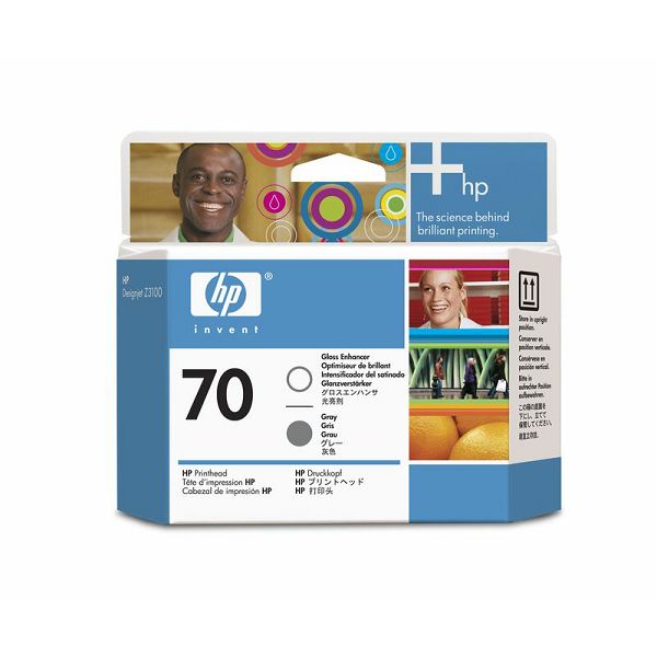 HP C9410A No.70 Gloss Enhancer/Gray Orginalna glava