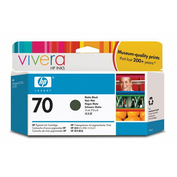 HP C9448A No.70 Matte Black Orginalna tinta