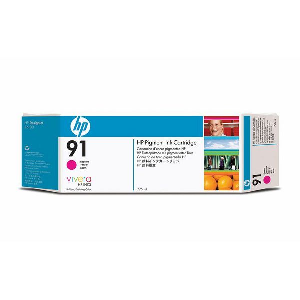 HP C9468A No.91 Magenta Orginalna tinta