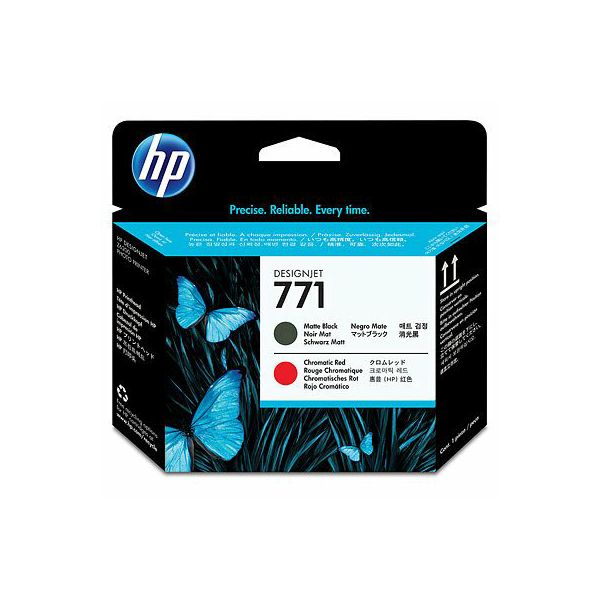 HP CE017A No.771 Matte Black/Chromatic Red Orginalna glava