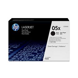 HP CE505XD 05X Black Originalni toner, dvostruko pakiranje