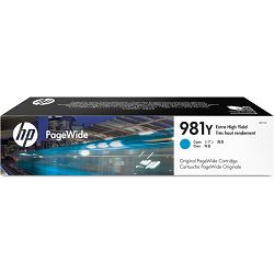 HP L0R13A No.981Y Cyan Originalna tinta