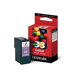 LEXMARK 18CX033E 33 COLOR TINTA