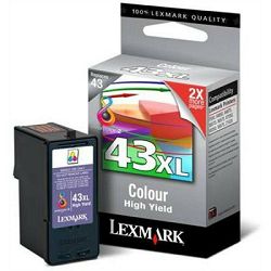 LEXMARK 18YX143E 43XL COLOR TINTA