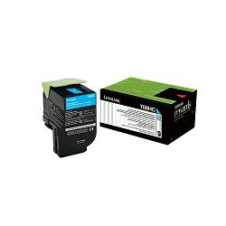 LEXMARK 708H 70C8HC0 CYAN ORGINALNI TONER