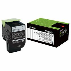 LEXMARK 708H 70C8HK0 BLACK ORGINALNI TONER