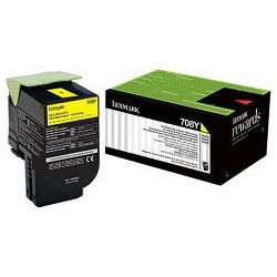 LEXMARK 708Y 70C80Y0 YELLOW ORGINALNI TONER