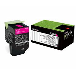 LEXMARK 808M 80C80M0 MAGENTA ORGINALNI TONER