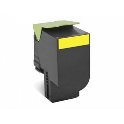 LEXMARK 808X 80C8XY0 YELLOW ORGINALNI TONER