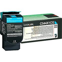 LEXMARK C544 C544X1CG CYAN ORGINALNI TONER