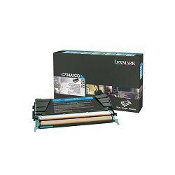 LEXMARK C73x C734A1CG CYAN ORGINALNI TONER