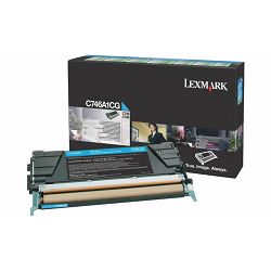 LEXMARK C746 C746A1CG CYAN ORGINALNI TONER