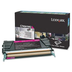 LEXMARK C746 C746A1MG MAGENTA ORGINALNI TONER