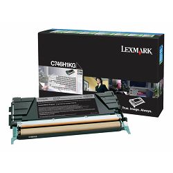 LEXMARK C746 C746H1KG BLACK ORGINALNI TONER