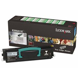 LEXMARK E250 E250A11E BLACK ORGINALNI TONER