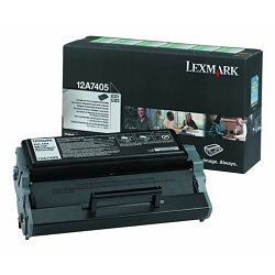 LEXMARK E321 XL 12A7405 BLACK ORGINALNI TONER