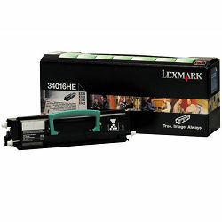 LEXMARK E340 34016HE BLACK ORGINALNI TONER