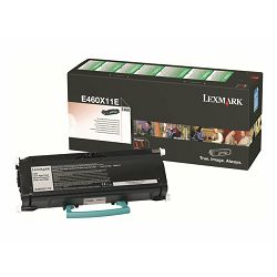 LEXMARK E460 XL E460X11E BLACK ORGINALNI TONER