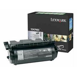 LEXMARK T63x 12A7460  BLACK ORGINALNI TONER