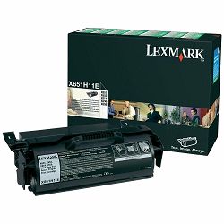 LEXMARK X65xXL X651H11E BLACK ORGINALNI TONER