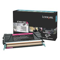 LEXMARK X746 X746A1MG MAGENTA ORGINALNI TONER