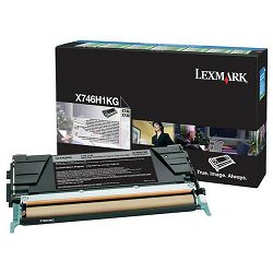 LEXMARK X746 X746H1KG BLACK ORGINALNI TONER