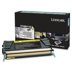 LEXMARK X748 X748H1YG YELLOW ORGINALNI TONER